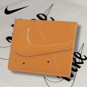 Nike Icon Air Force 1 Leather Card Wallet (Brown)